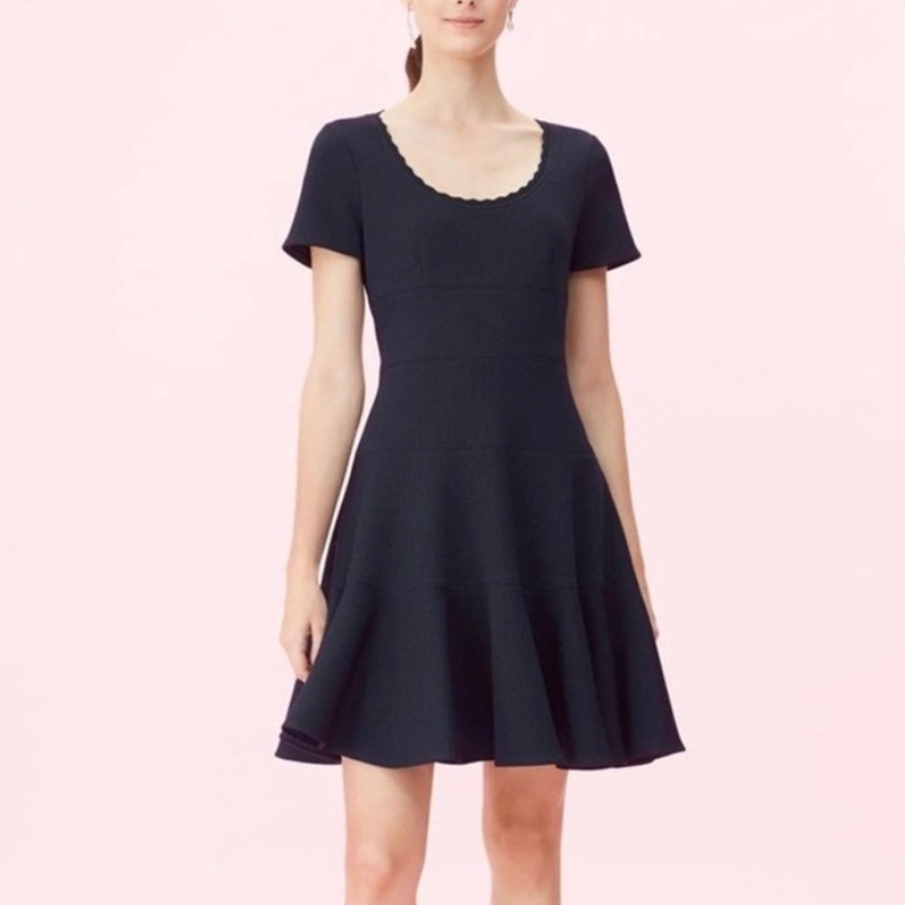 Rebecca Taylor Black Textured Dress